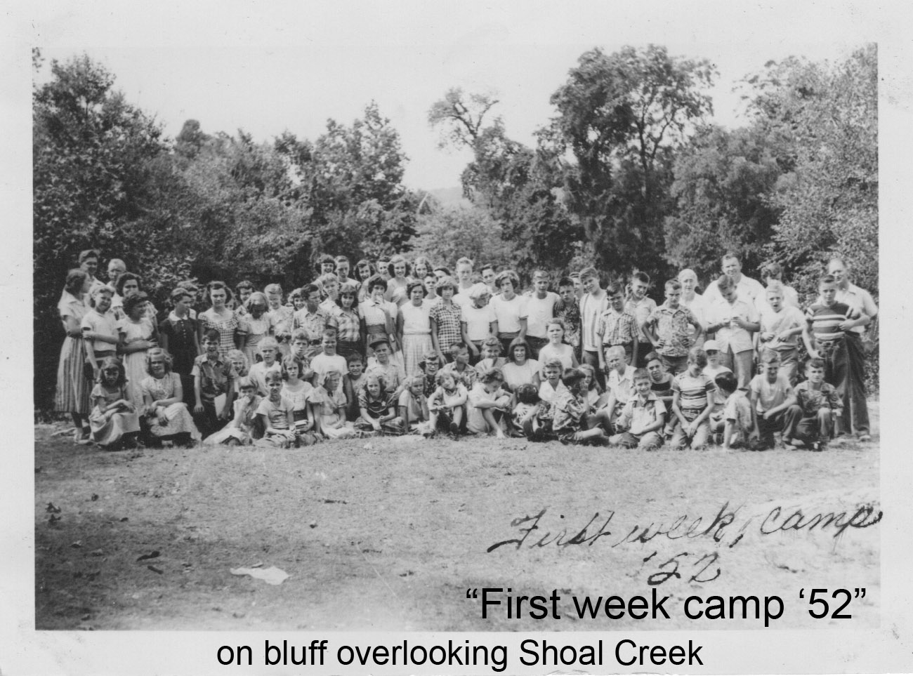 First Week of Camp 1952